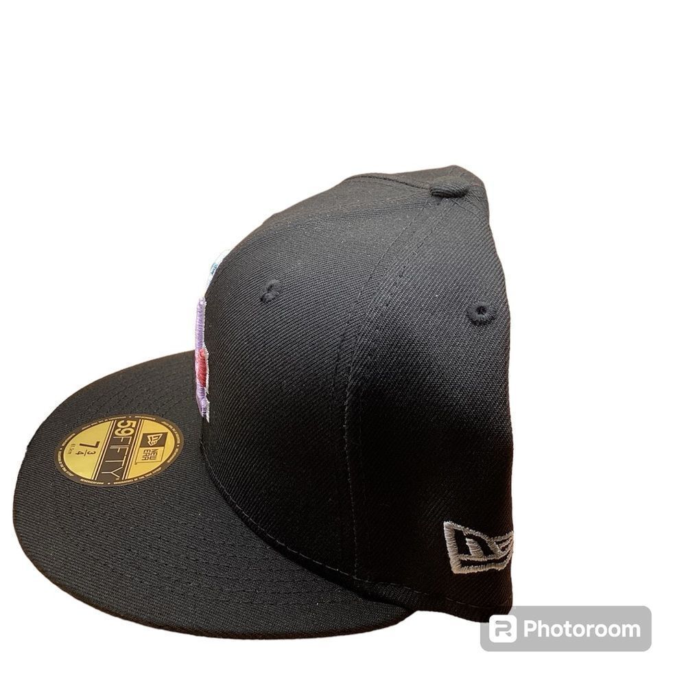 New Era 59FIFTY LA Dodgers Hat 7 3/4 1988 World Series Patch Multi Color Logo